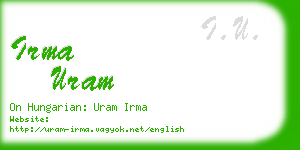 irma uram business card